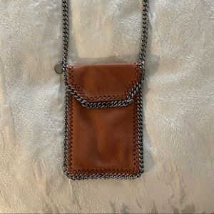 Stella McCartney card holder on a chain